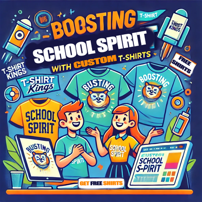 Boost School Spirit with Custom T-Shirts from T-Shirt Kings