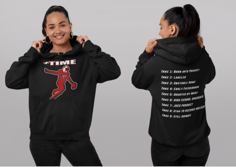 Time Hoodie Front and Back
